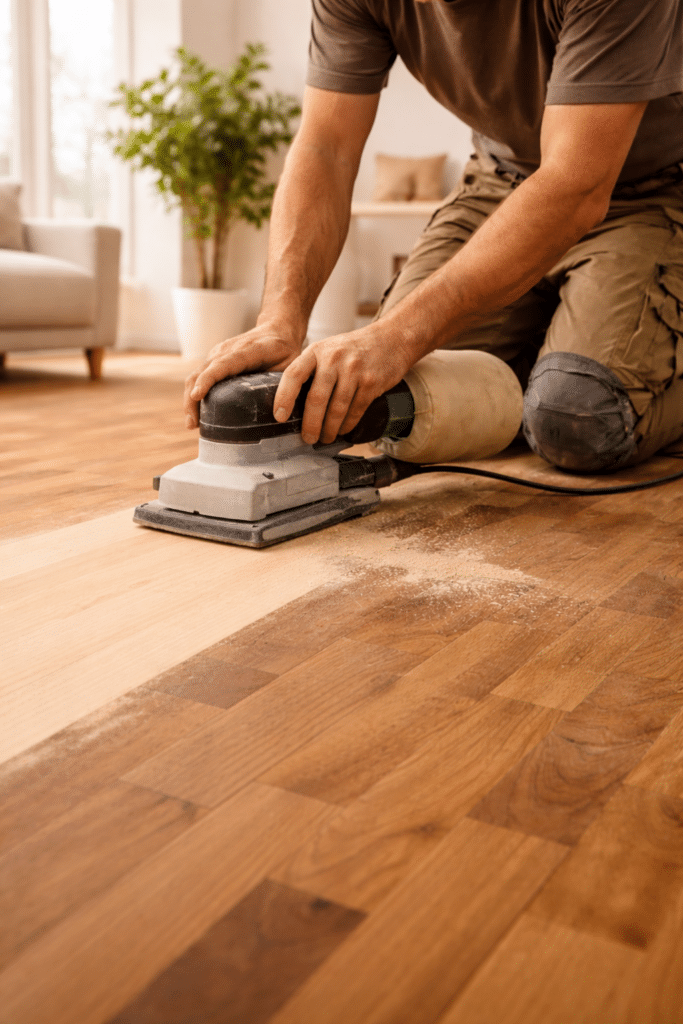 Was kostet es, 25 m² Parkett abschleifen und versiegeln zu lassen? Mit diesen Kosten müssen Sie beim Profi rechnen